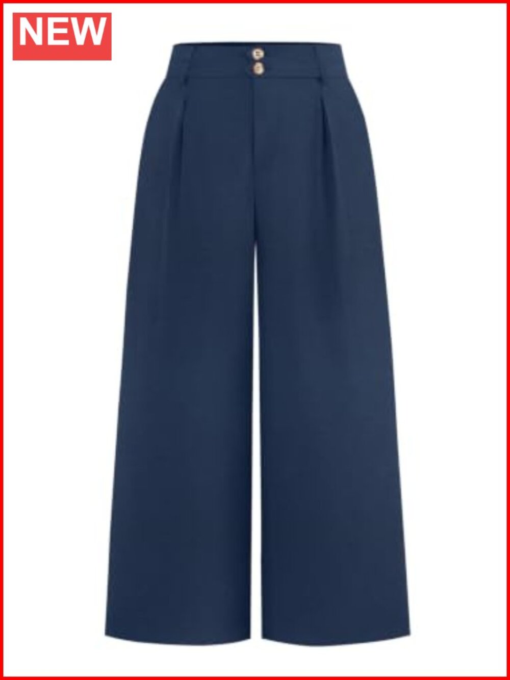 Plus Size Fleece Lined Wide Leg Palazzo Pants with Pockets High Waist